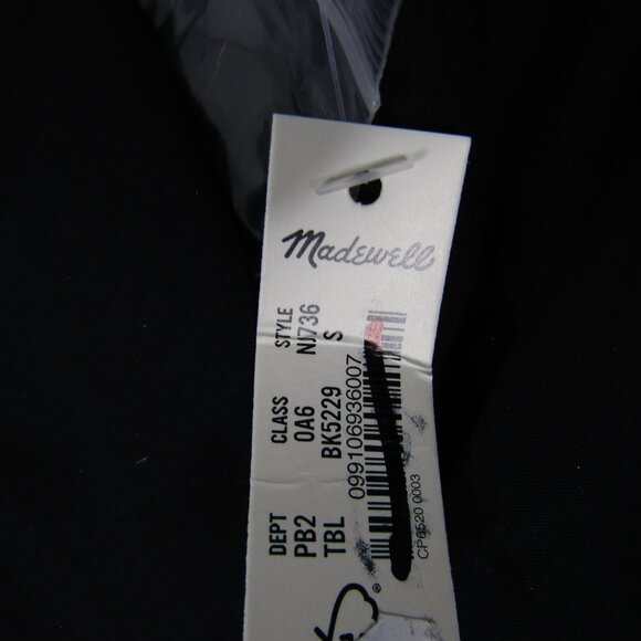 Madewell Womens Small Black Relaxed Blazer Elyaf Drop Shoulder - Picture 6 of 9